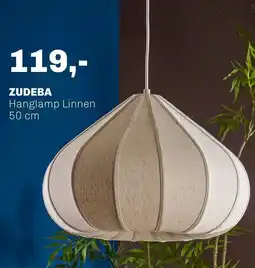 Trendhopper Zudeba hanglamp linnen aanbieding
