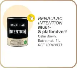 Brico Renaulac intention muur & plafondverf aanbieding