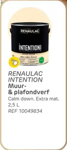 Brico Renaulac intention muur & plafondverf aanbieding