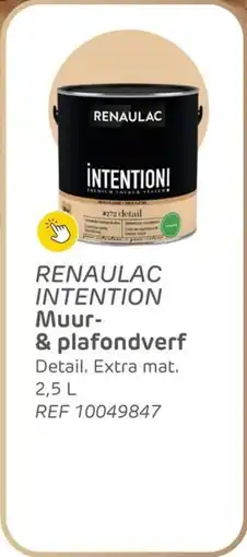 Brico Renaulac intention muur & plafondverf aanbieding
