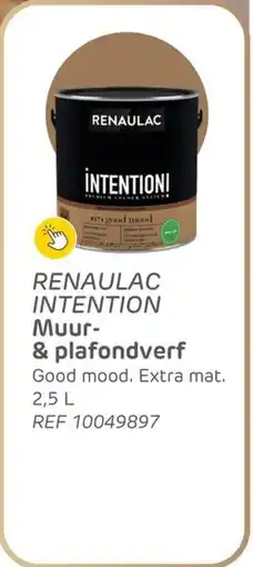 Brico Renaulac intention muur & plafondverf aanbieding
