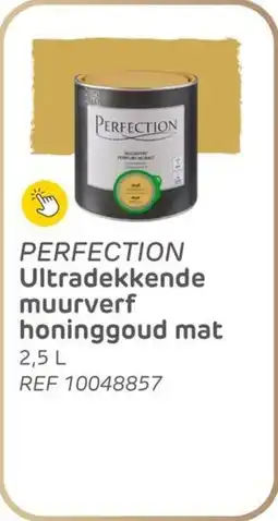 Brico Perfection ultradekkende muurverf honinggoud mat aanbieding
