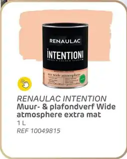 Brico Renaulac intention muur & plafondverf wide atmosphere extra mat aanbieding
