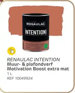 Brico Renaulac intention muur & plafondverf motivation boost extra mat aanbieding