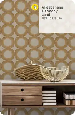 Brico Vliesbehang harmony zand aanbieding