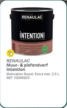 Brico Renaulac muur & plafondverf intention aanbieding