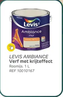 Brico Levis ambiance verf met krijteffect aanbieding