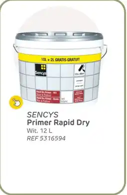 Brico Sencys primer rapid dry aanbieding