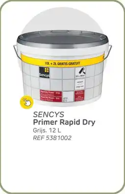 Brico Sencys primer rapid dry aanbieding