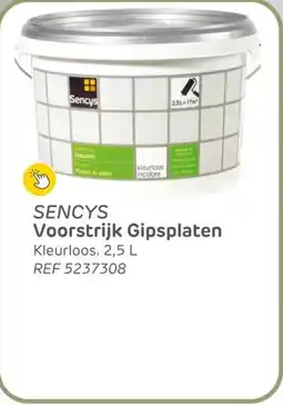 Brico Sencys voorstrijk gipsplaten aanbieding