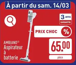 ALDI Aspirateur à batterie aanbieding