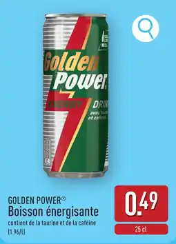 ALDI Golden power boisson énergisante aanbieding