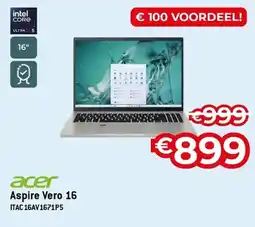 Exellent Aspire Vero 16 (AV16-71P-53DY) aanbieding