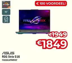 Exellent Asus ROG Strix G16 ITASG614PMRV07 aanbieding