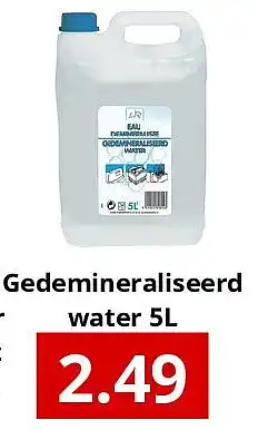 NH Market Gedemineraliseerd water 5L aanbieding