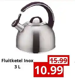 NH Market Fluitketel Inox 3 L aanbieding