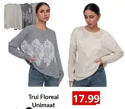 NH Market Trui Floreal Unimaat aanbieding