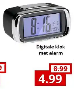 NH Market Digitale klok met alarm aanbieding