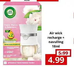 NH Market Air wick recharge + navulling 18ml aanbieding