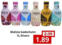 NH Market Malizia badschuim 1L Divers aanbieding