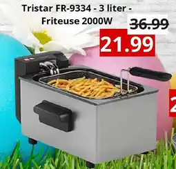 NH Market Tristar FR-9334 - 3 liter - Friteuse 2000W aanbieding