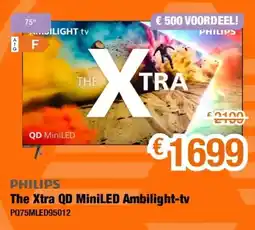 Expert The Xtra QD MiniLED Ambilight-tv aanbieding