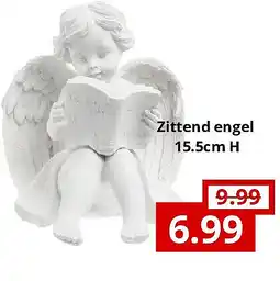 NH Market Zittend engel 15.5cm H aanbieding