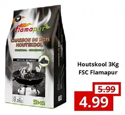 NH Market Houtskool 3Kg FSC Flamapur aanbieding