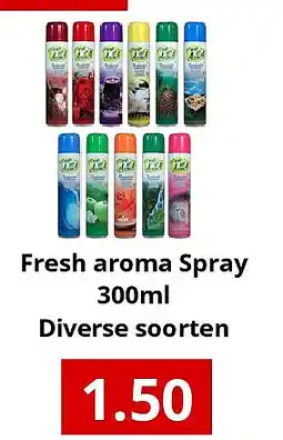 NH Market Fresh aroma Spray 300ml Diverse soorten aanbieding