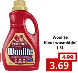 NH Market Woolite Kleur wasmiddel 1,5L aanbieding