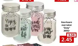 NH Market Geurkaars met tekst Zoey 205Gr aanbieding