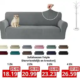 NH Market Sofahoezen Ystyle Diervriendelijk en kreukvrij 1 Zit aanbieding