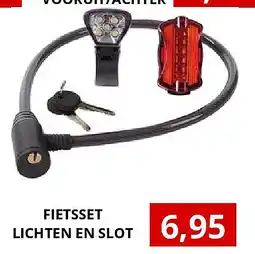 NH Market FIETSSET LICHTEN EN SLOT aanbieding