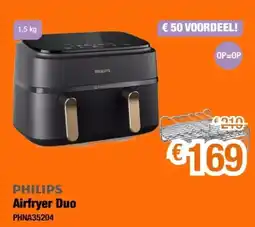 Expert Airfryer Duo aanbieding