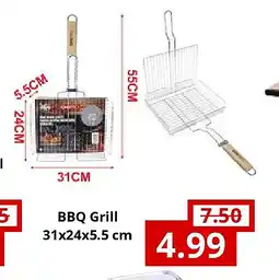 NH Market BBQ Grill 31x24x5.5 cm aanbieding