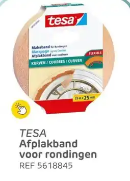 Brico Tesa Afplakband voor Rondingen aanbieding