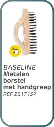 Brico BaseLine Metalen Borstel met Handgreep aanbieding