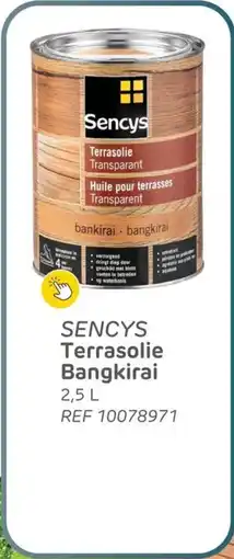 Brico Sencys Terrasolie Bangkirai aanbieding
