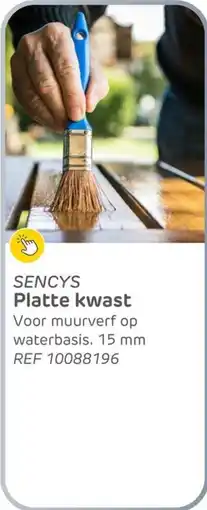 Brico Sencys Platte Kwast aanbieding