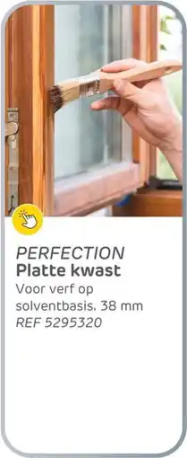 Brico Perfection Platte kwast aanbieding