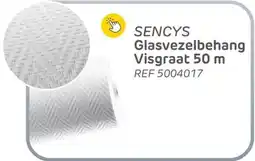 Brico Sencys Glasvezelbehang Visgraat aanbieding