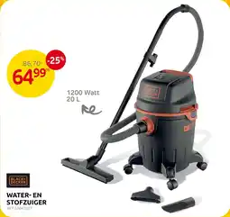 Brico Black+ Decker Water en Stofzuiger aanbieding