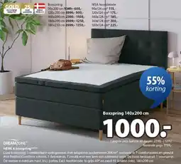 Jysk Dreamzone Hemla Boxspring aanbieding