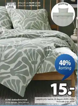 Jysk Eline Dekbedovertrek aanbieding