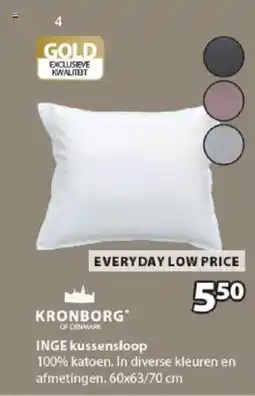 Jysk Inge Kussensloop aanbieding