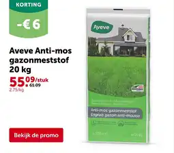 AVEVE Aveve Anti-mos gazonmeststof 20 kg aanbieding
