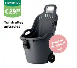AVEVE Tuintrolley antraciet aanbieding
