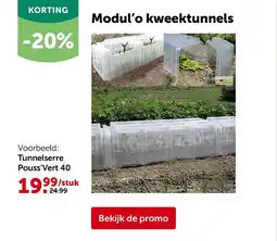 AVEVE Tunnelserre Pouss’Vert 40 aanbieding
