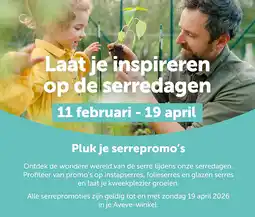 AVEVE Laat je inspireren op de serredagen aanbieding