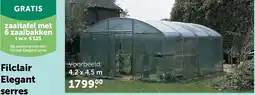 AVEVE Filclair Elegant serres 4,2 x 4,5 m aanbieding